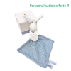 Doudou personnalisé pour bébé, doudou pour petit garçon.