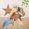 Doudou hérisson babynat possibilité de personnalisé du prénom