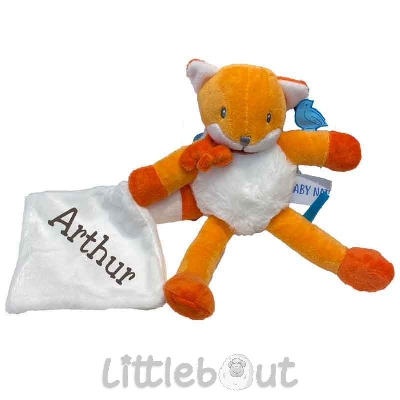 Doudou personnalisé petit renard