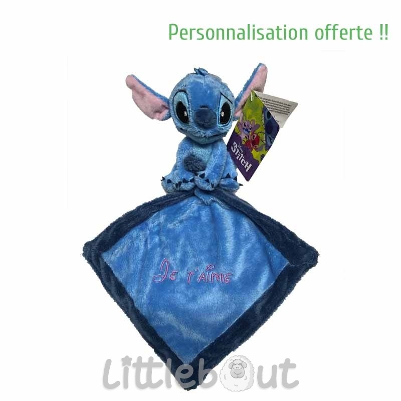 Doudou personnalisé Stitch Disney