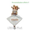 Doudou personnalisé petite Girafe