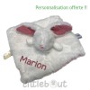 Doudou lapin blanc