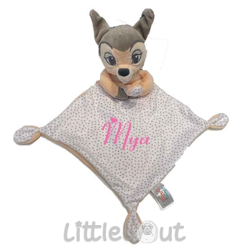 Doudou Disney Bambi personnalisé , broderie du prénom offerte