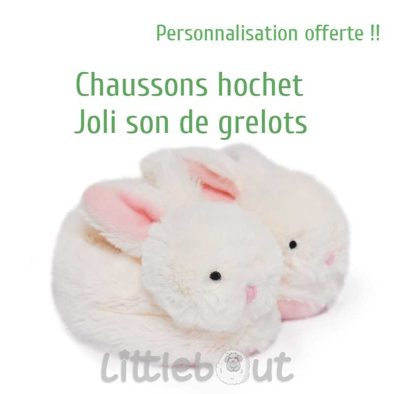 Chaussons grelots de la marque de Doudou et Compagnie