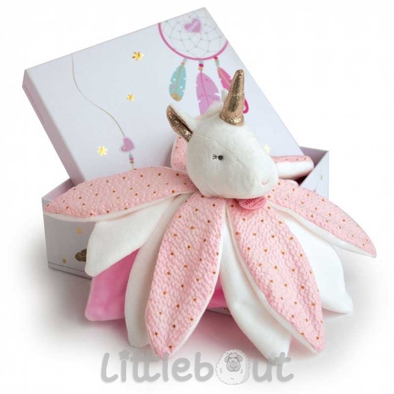 Doudou Pétales Licorne de Doudou et compagnie