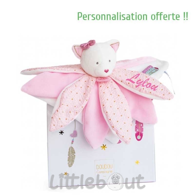 Doudou Pétales petit chat de Doudou et compagnie