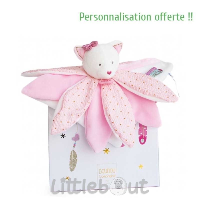 Doudou Pétales petit chat de Doudou et compagnie