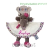Doudou personnalisé hippo