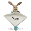 Doudou personnalisé petit lapin
