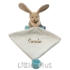 Doudou personnalisé petit lapin
