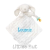 Doudou lapin accroche tétine