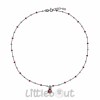 Collier enfant Coccinelle argent