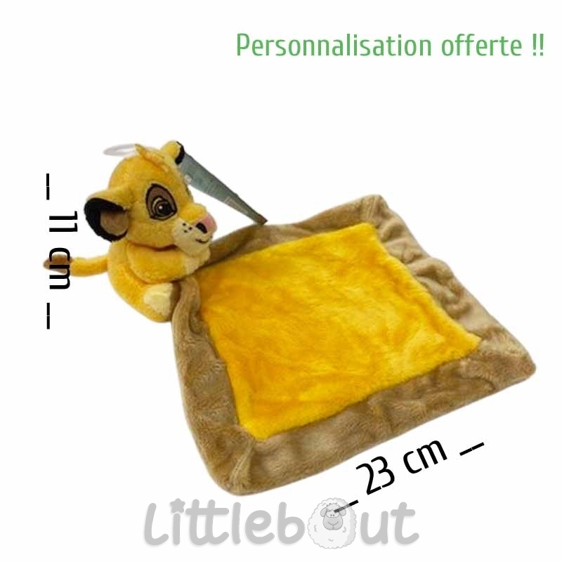 Doudou personnalisé Disney