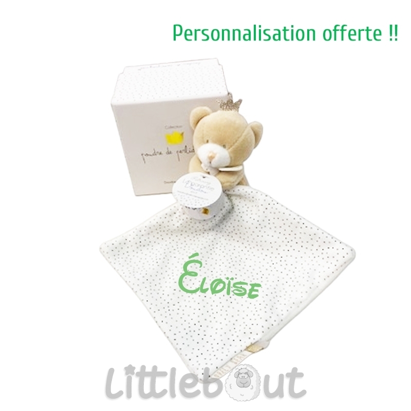 Doudou personnaliser pour bébé