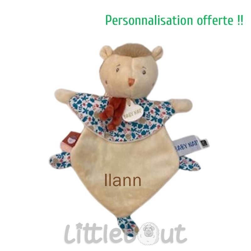 Doudou bébé hérisson