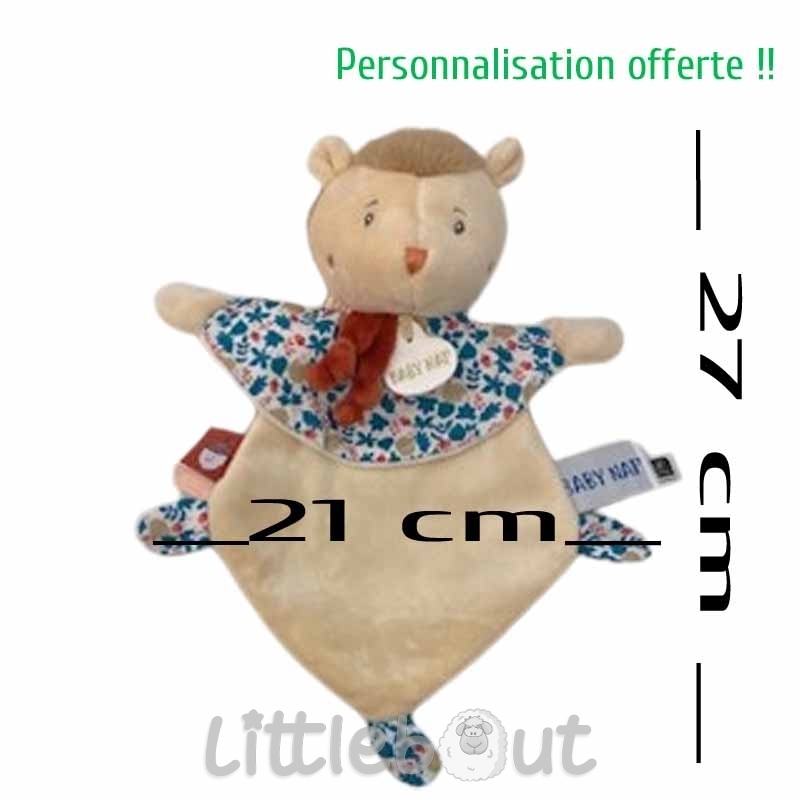 Doudou bébé hérisson